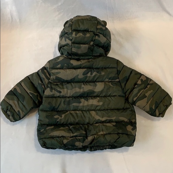 Baby Gap 6 - 12 months Hooded Puffer Jacket - Picture 2 of 4